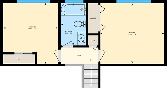 Floor plan | Second level